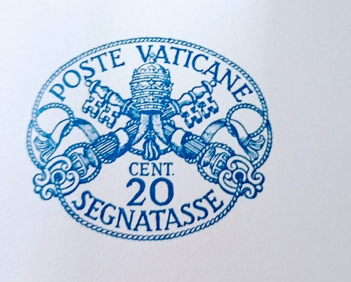 Serie 6 Estampillas Vaticano Segnatasse 1945 Yv 7/12