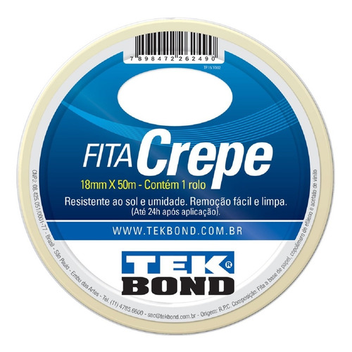 Fita Crepe Multiuso 18mmx50m - Fta2520 