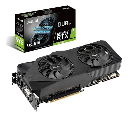 Placa de video Nvidia Asus  Dual GeForce RTX 20 Series RTX 2060 SUPER DUAL-RTX2060S-O8G-EVO OC Edition 8GB