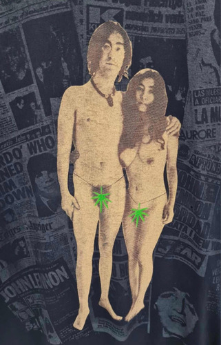 Playera Vintage Yoko Ono And John Lennon 90s Muy Rara Unica (Usado)