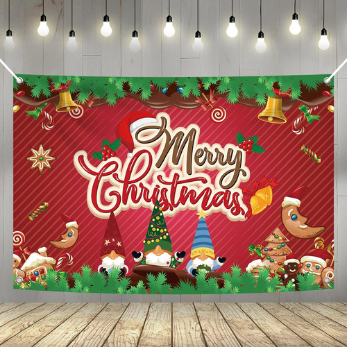 , Decoraciones Navideñas, Cartel De Feliz Navidad, 72 X 44 P