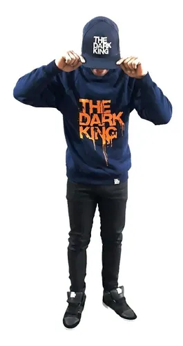 Buzo Cuello Redondo Skate Hip Hop Logo The Dark King