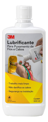 Lubrificante 3m Puxamento De Cabos 500ml