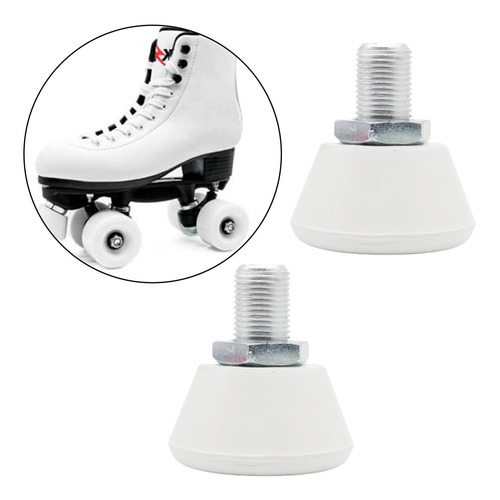 Patines En Línea Bloque De Freno Pieza Del Blanco