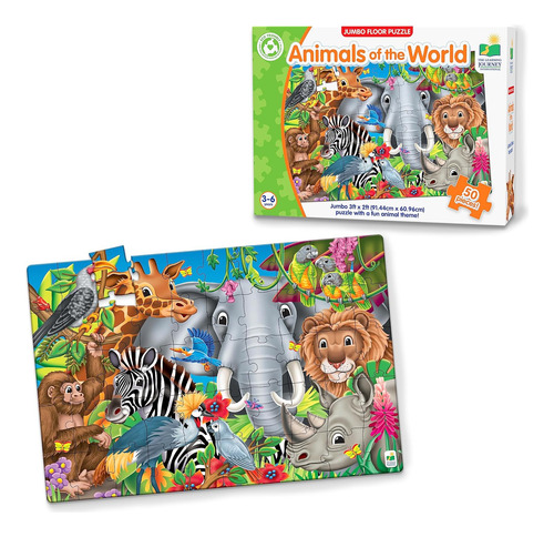 The Learning Journey: Jumbo Floor Puzzles - Animals Of Th...