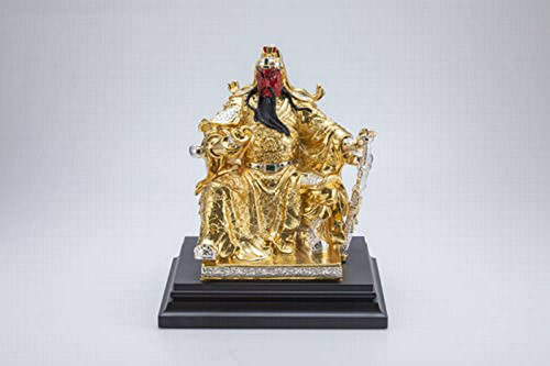 Guan Gong Chapado En Oro 24k 25x29x35 Cm. 7.400 Gramos. Sho-