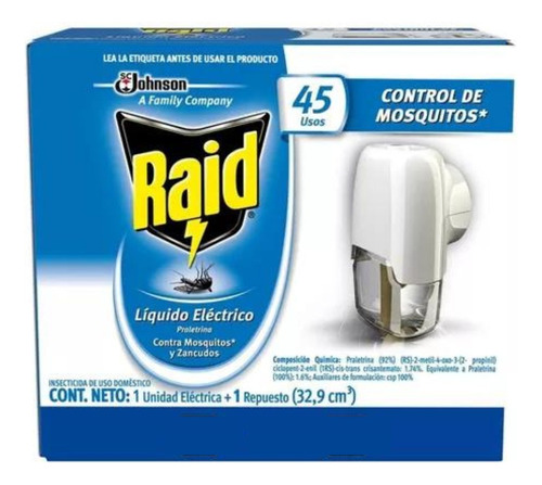 Raid Liquido Aparato + Repuesto