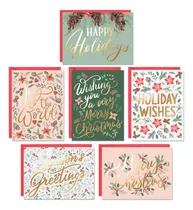 Comprar Juego De Tarjetas Navideñas: 24 Tarjetas Navideñas De Lámina