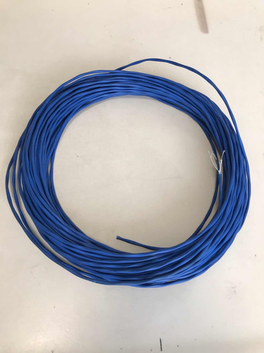 Cable Control 2 X 22 Awg + Tierra, Chaqueta Azul 75°c Varios