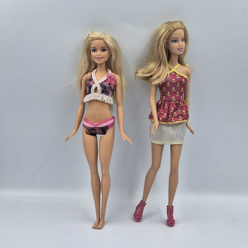 Barbie Lote 2 Bonecas Fashionista E Praia