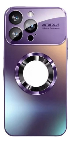A Capa Magnética Nano Prateada Janela Grande Para iPhone 16