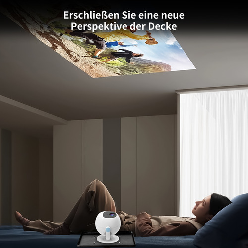 180° Proyector Inteligente Android 11 Con Enfoque Automático