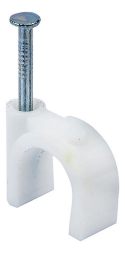 Grampo Fixa Fio 8mm + Prego Kit 1000 Peças Beltools