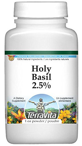 Holy Basil 2,5% Polvo (1 Oz, Zin: 520508) - Paquete De 3
