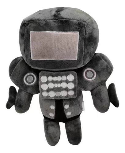 Muñeco De Peluche Skibidi Wc Robot Gris 45 Cm Aprox.