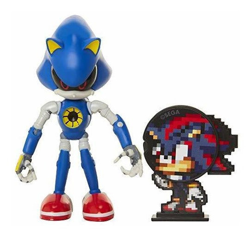 Sonic The Hedgehog - Metal Sonic Figura Flexible Con Disco