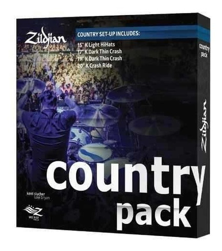 Set De Platos Zildjian Country Custom Pack Envio Nuevo