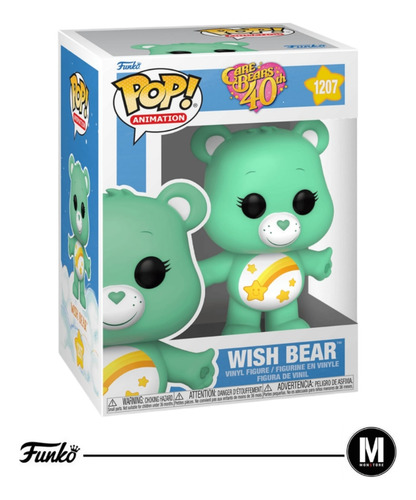 Funko Pop Wish Bear 1207 Care Bears Ositos Cariñositos Verde