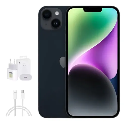 Apple Iphone 14 (128 Gb) Branco Novo + Acessórios | Parcelamento