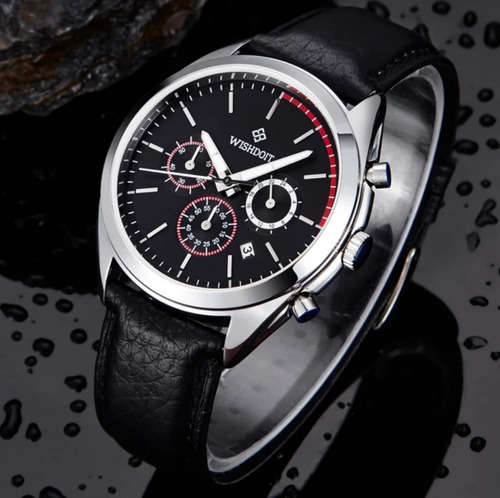 Wishdoit Relogio Masculino Quartzo Cronógrafo Luminosa