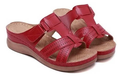 Verano Mujeres Cuña Premium Ortopédico Toe Abierto Sandalias