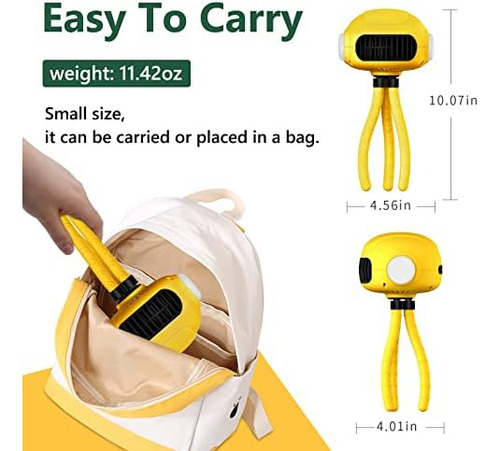 Trelc Ventilador Para Cochecito Con Ventilador Portátil De 3