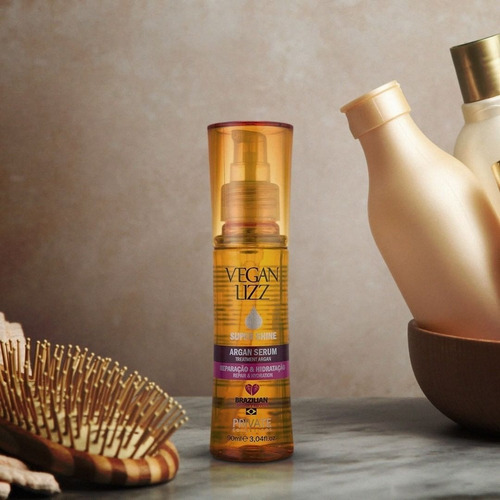 Imagem 3 de 3 de Óleo De Argan Reparador Defrizante Protetor Térmico 90ml