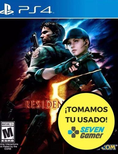 Resident Evil 5 Hd Ps4 Fisico Sellado Nuevo Canje Sevengamer