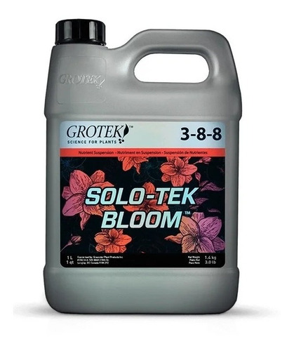 Solo Tek Bloom 500 Ml Grotek Fertilizante Floracion Cogoshop