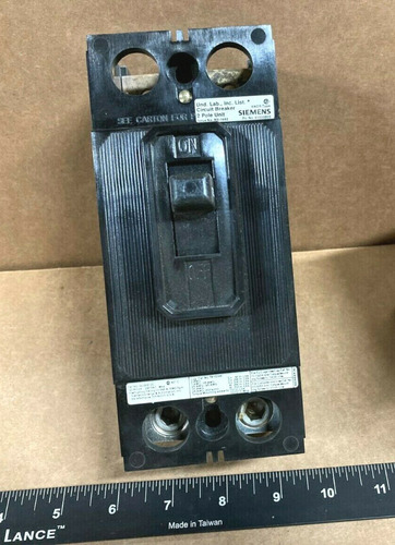 Siemens Qj22b125 - Poles 2 - Amps 125 - Volts Max 240 Va Vvm