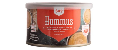 Hummus Suk 380g - Hummus Tradicional Suk