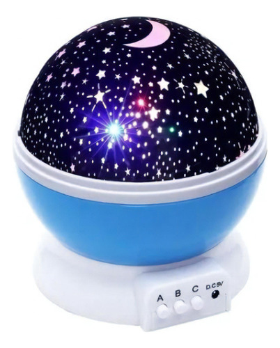 Luminária Projetor Estrela 360º Galaxy Abajur Star Azul