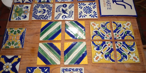 Mayolicas Mexicanas Talavera Lote De 23 Piezas (Usado)