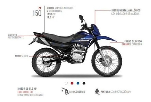 Zanella Zt 150 - Ahora 12/18 - Créditos Con Dni!