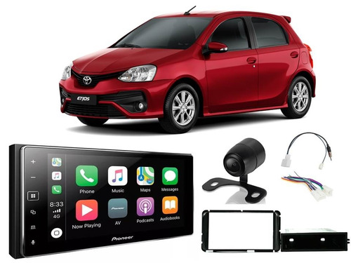 Multimídia Toyota Etios 2013 A 2020 Sph-da138tv + Câmera