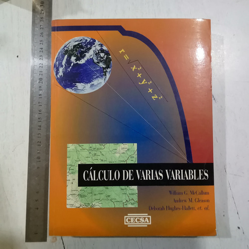 Cálculo De Varias Variables Mccallum 1a Ed 1998 Cecsa (Usado)