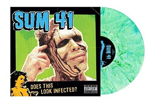 Vinilo: Does This Look Infected Vinilo Azul En Espiral 180