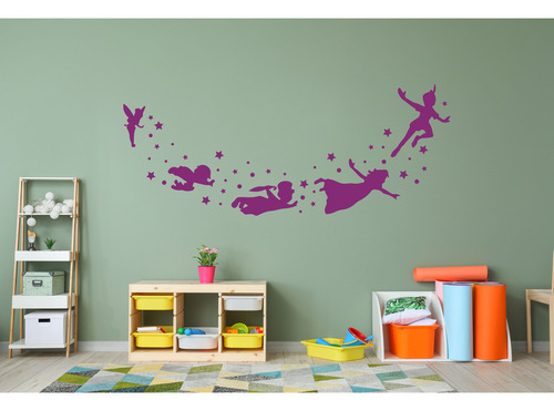 Vinil Decorativo Peter Pan Varios Pegatinas Infantil