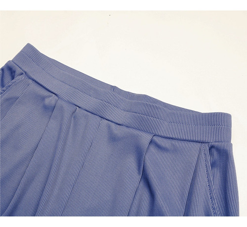 Pantalones De Mujer Rectos Pierna Ancha Con Bolsillos