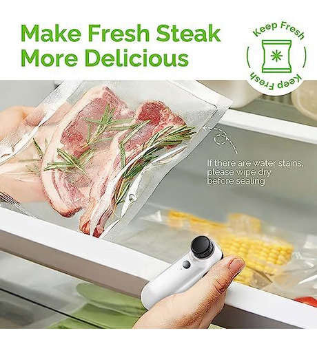 , Bag Sealing Machine Heat Sealer With Cutter Rechargeable