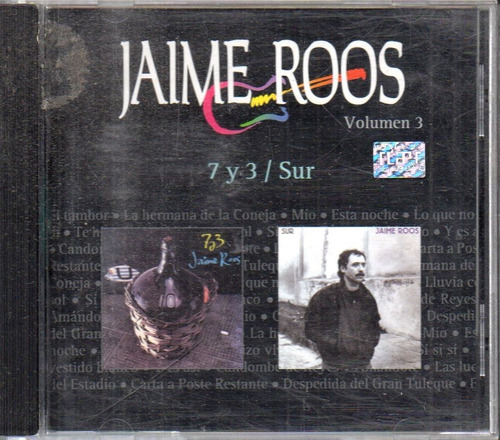 Jaime Roos - 7 Y 3 - Sur - Cd Original Hecho En Uruguay