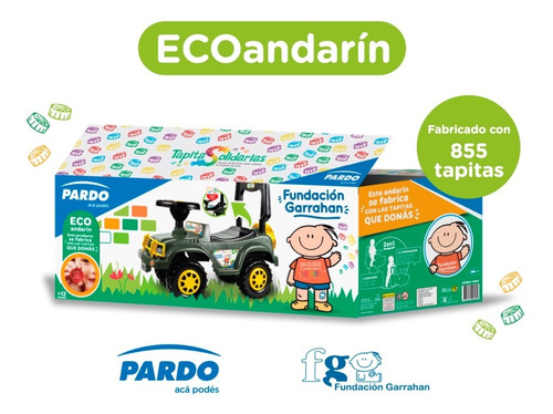 Eco Andarín Caminador Reciclado Fundación Garrahan + Pardo E
