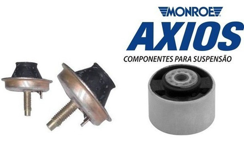 Refil Inferior 65mm Axios + Batente Motor - Peugeot 206 207
