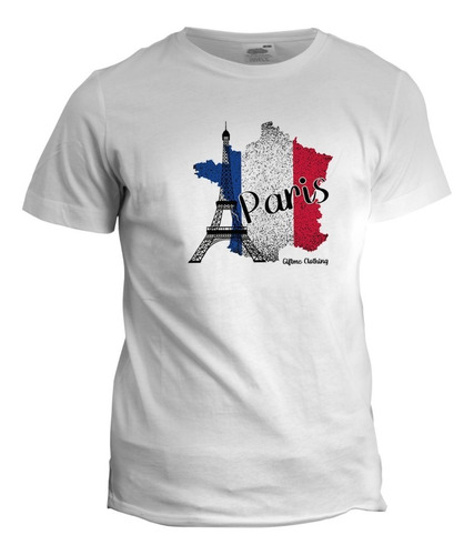 Camiseta Paris - Unissex - Cidades - Poliéster - França