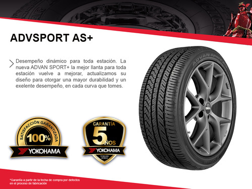 Una Llanta Yoko 255/45r20 Advsport As+ 105y