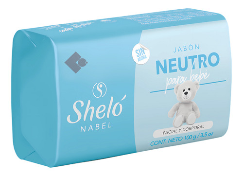 Jabón Neutro Para Bebé Sin Aroma Shelo Nabel 100g