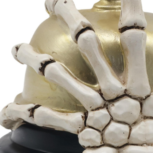Estatua De Mano De Esqueleto Y Campana De Halloween, Regalo