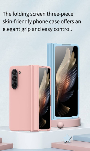 Funda Para Samsung Z Fold3/4/5/6 Funda Protectora Vertical Ultrafina, Funda Protectora Para Teléfono, Visualización Con Manos Libres