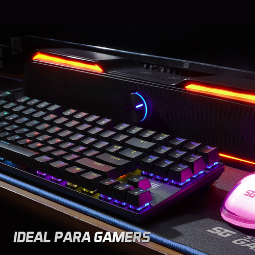 Teclado Mecánico Gamer Vorago Start The Game KB-600, Switches Blue, Retroiluminación RGB, Anti-Ghosting, 88 Teclas, Compacto, Diseño Resistente, Compatible con PC, Windows, Ideal para Gaming y Oficina