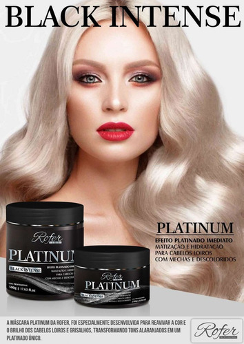 Imagem 3 de 7 de Máscara Matizadora Black Intense Rofer Profissional 250gr
